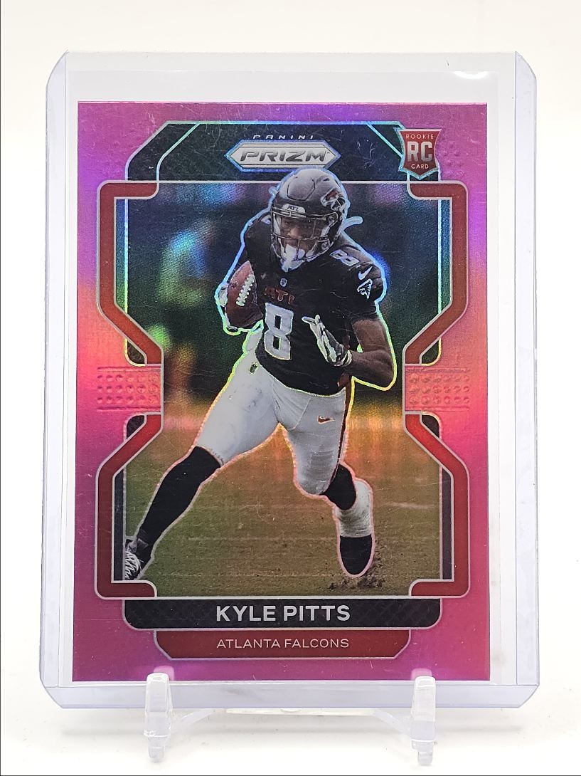 KYLE PITTS 2021 PANINI PRIZM ROOKIE FOOTBALL PINK FALCONS #341 RC Q5364