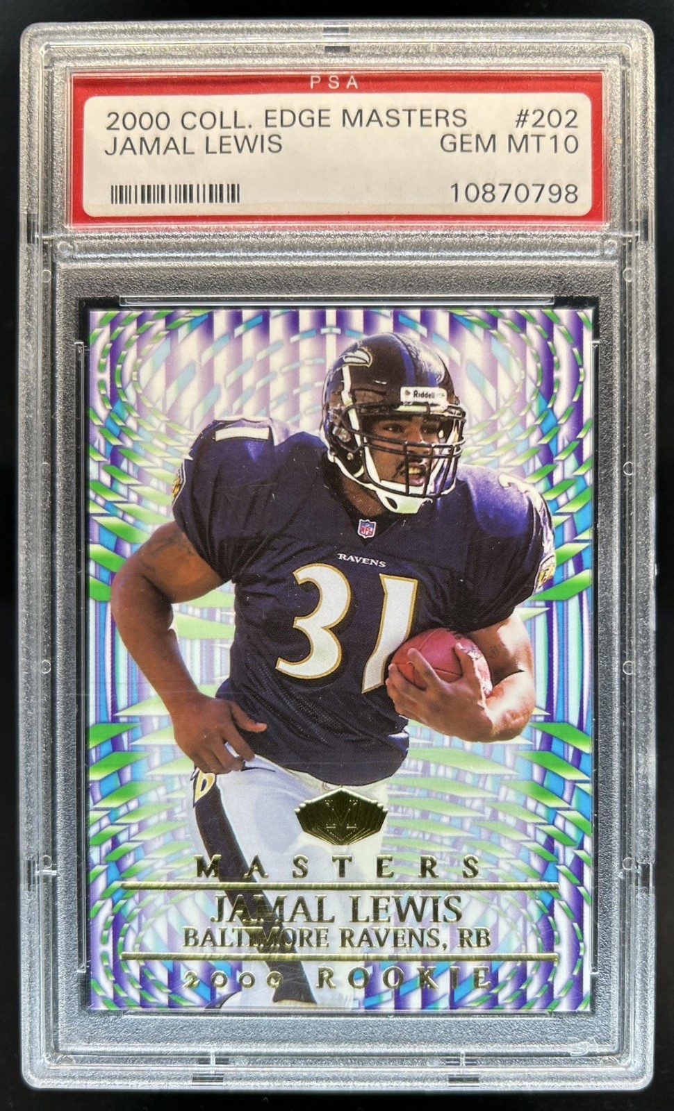Jamal Lewis Collector's Edge Masters #202 Base