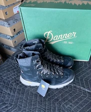 DANNER ARCTIC 600 SIDE-ZIP BLACK/BROWN INSULATED OUTDOOR BOOTS 67339 Men's NEW