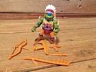 Vintage Wacky Wild West TMNT Chief Leo Mirage Studios 1992 100% COMPLETE