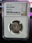 1920 P Standing Liberty Silver Quarter NGC UNC Details, fresh holder. Nice coin.