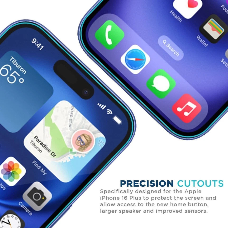 Tech Armor Ballistic Glass Protector for iPhone 16 Plus - 3 Pack - Image 4 of 4