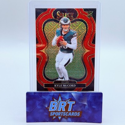 2025 Panini Select Kyle McCord Red Mojo Prizm /49 Philadelphia Eagles #390