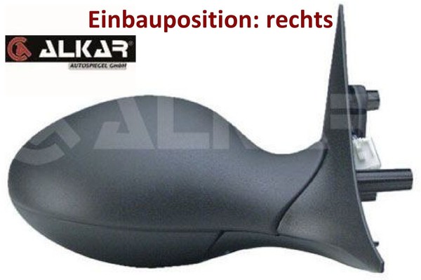 Alkar 6136473 AußEnspiegel Rechts Spiegel AußEn FüR Alfa Romeo-image