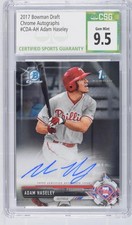 2017 Draft Adam Haseley Chrome Autographs CGC 9.5/10 #CDA-AH