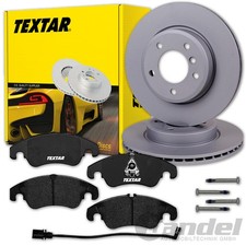 TEXTAR BREMSSCHEIBEN 320mm + BELÄGE VORNE passend für AUDI A4 8K B8 + A5 8T 8F