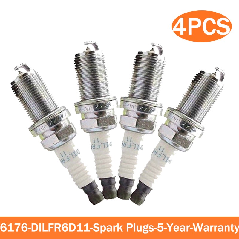 4x Spark Plugs - Laser Iridium  for ngk DILFR6D11 6176 Lexus 3.5L