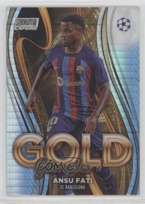 2022 Stadium Club Chrome UEFA Competitions Prism Refractor 28/199 Ansu Fati 0t30