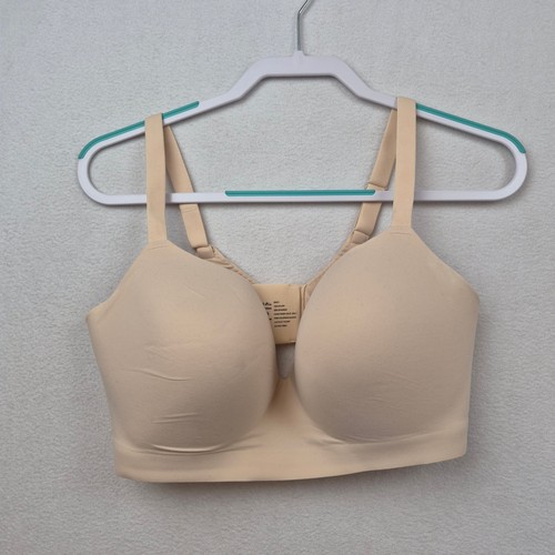 Soma Enbliss Wireless Full Coverage Bra Beige 40DD Seamless Adjustable Straps
