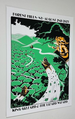 King Gizzard & The Lizard Wizard Forest Hills NY Poster #'d N2 8/2