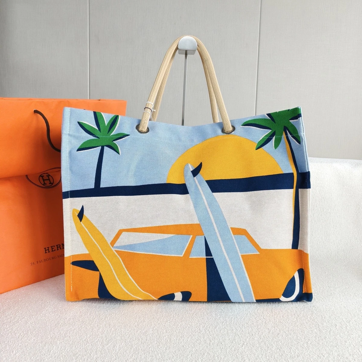 HERMÈS Tote Beach Bags & Handbags for Women for sale | eBay