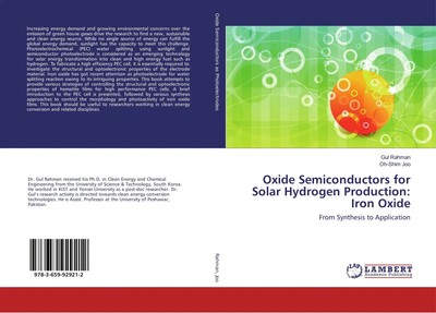 Gul Rahman (u. a.) | Oxide Semiconductors for Solar Hydrogen Production: Iron...