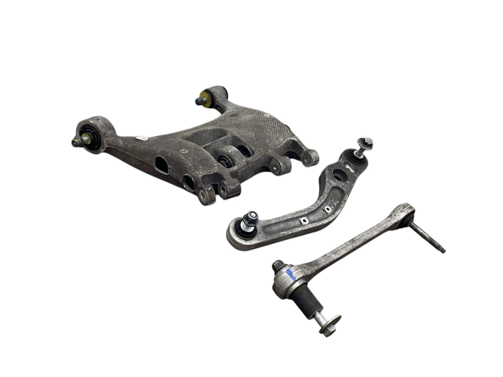 2015 BENTLEY CONTINENTAL 4.0L V8 S RH RIGHT REAR LOWER & UPPER CONTROL ARM SET 3