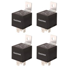 4pcs JD1914 Car Relay Harness 12V 40A 4 Pin SPDT with Built-in Diode Automotive
