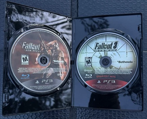 Fallout 3 Game Of The Year GOTY GH & Fallout: New Vegas PS3 Disc Only Bundle