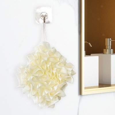 Bath Loofah Schwamm Bad Bad Mesh Pouf weich leicht hängen