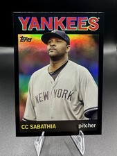 2025 Topps Archives - 1964 Topps CC Sabathia #15 Black Foilboard