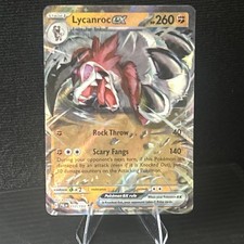 Carta Pokémon TCG Lycanroc EX Scarlatta e Viola Paldea Evoluta Holo 117/193