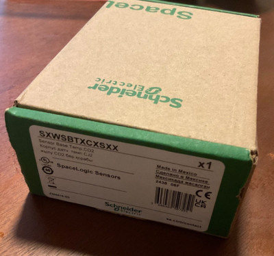 Schneider Electric SXWSBTXCXSXX / Sensor Base / Temperature - CO2 / NEW!!! 