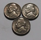 1954 1954 D 1954 S Jefferson Nickel - BU Condition - 110SA