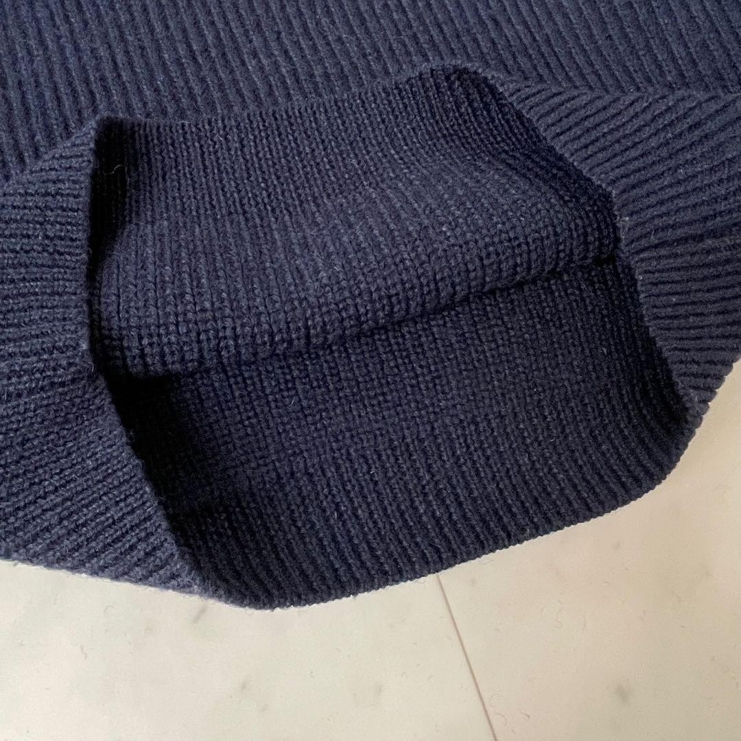 Good Madison Blue School Patch Pullover Knit Navy - image 7