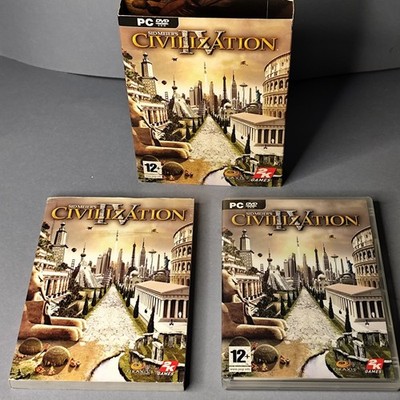 SID MEIER'S CIVILIZATION IV 4 PC French Game Box Set | Fast Shipping