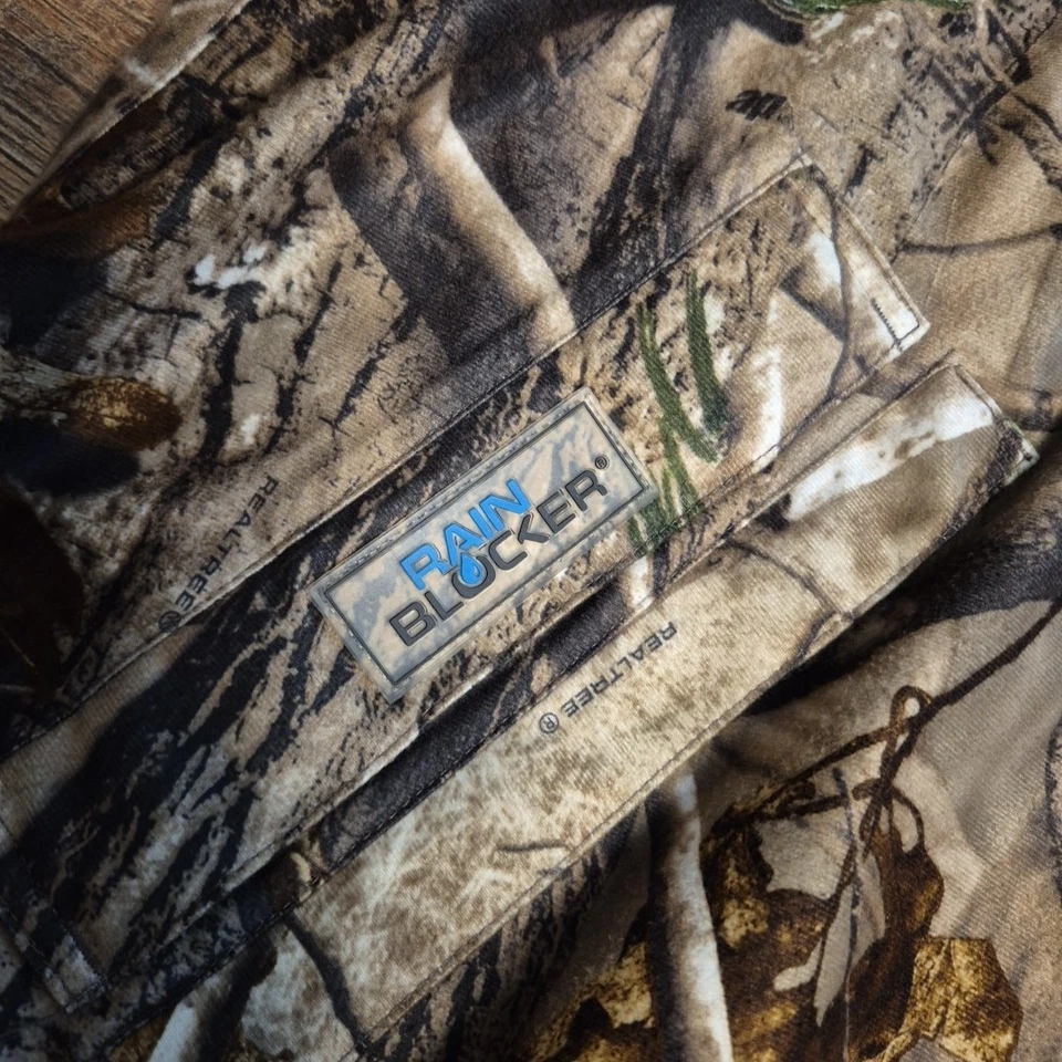 Scent Blocker Men’s Camo Outfitter Jacket XL Realtree Hooded Rain Blocker - Image 4 of 4