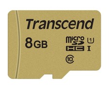 SD-Karten CARD microSD Card 8GB Transcend SDHC USD NEW