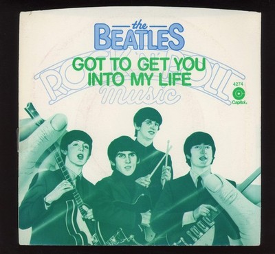 Beatles - Got To Get You Into My Life on Capitol 45 With Picture Sleeve Reissue