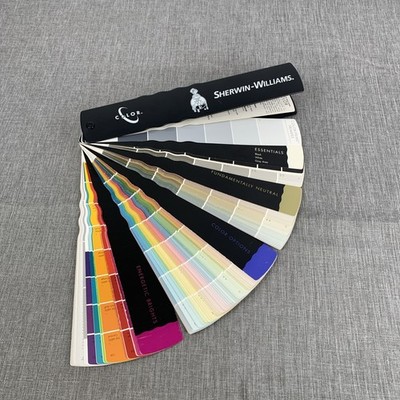 Sherwin Williams FAN DECK Paint Color Sample Swatch 657-2846 CS 4/07 2001
