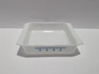 Vintage Pyrex # 922 In Blue Snowflake Garland - 8x8 Baking Dish