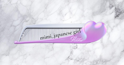 LIMITED COLOR ReFa HEART COMB Aira Neon Purple Japan Exclusive Rare 100% Authent
