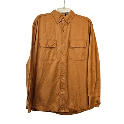 Smith's American Workwear Men's Medium 100% Cotton Button Down Shirt