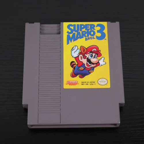 Super Mario Bros. 3 NES Cartridge Nintendo (Untested) Clean Label 1985