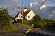 Photo A2 East Devon : Priory Wall Cross Dulford The road junction at Pri c2014