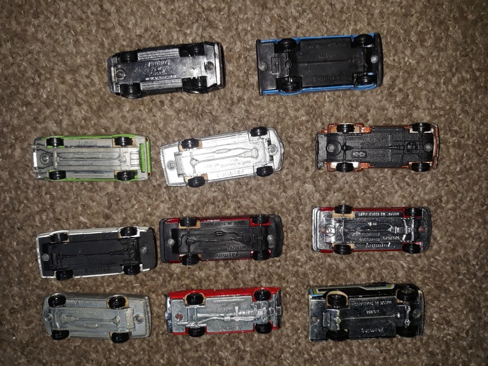 Vintage YATMING Die-Cast Metal Cars Lot Of 11 Cars 1:64 Scale Car 1980s Yat Ming - Image 4 of 4