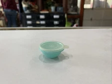 Tupperware Keychain Mini Wonderlier Bowl Key Ring Vintage Mint *MISSING CHAIN*