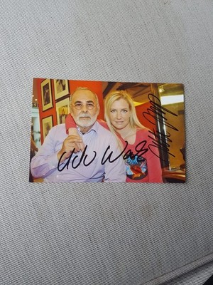 Udo Walz & Jette Joop, Original Signed Ak/Card In 10x15 Cm