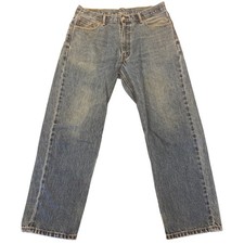 Levis 550 Relaxed Fit Tapered Leg Jeans Mens 36x30 Medium Wash Blue Denim