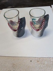 2 Cool Animal Head Shark Shot Glasses Aquarium Of The Bay San Francisco
