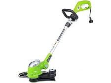 Greenworks 21272 15" 5.5A Corded String Trimmer Auto Feed Telescopic Shaft 