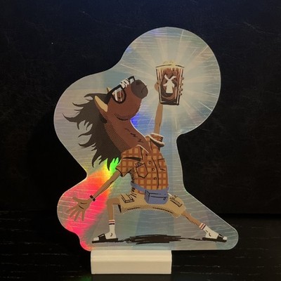 Dutch Bros Sticker - April 2023 - National Cold Brew Day - Hipster Horse