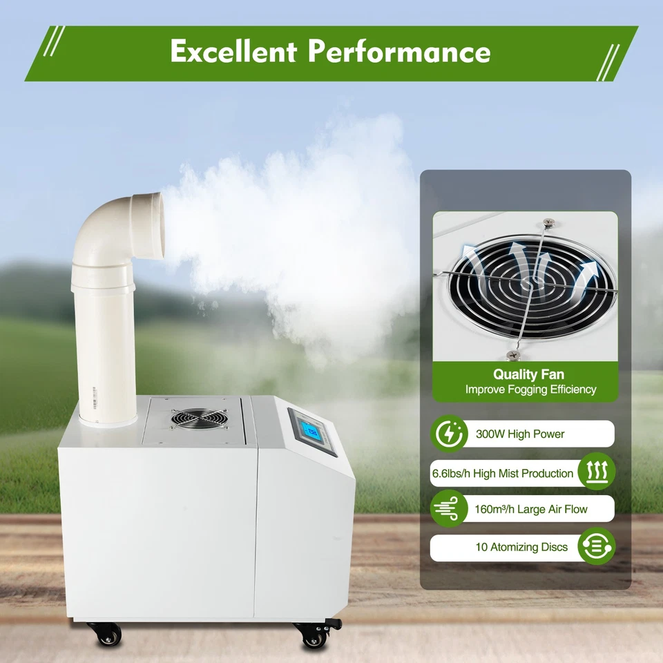 Cool Fog Maker Machine Ultrasonic Humidifier Commercial Industrial Continuous - Image 4 of 4
