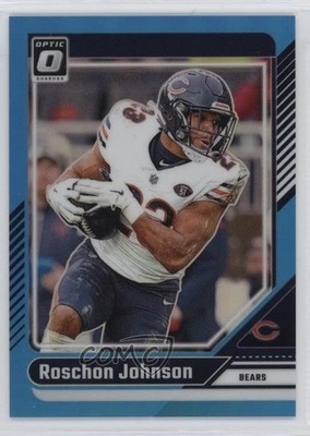 2024 Panini Donruss Optic Aqua Prizm 34/299 Roschon Johnson #33 0dc2