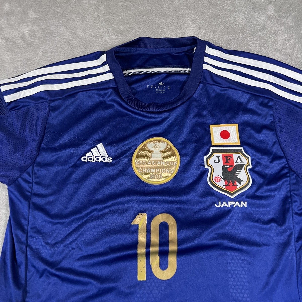 サッカー日本代表ユニフォームアジア杯2015モデルXO Japan National Team Jersey Mens Medium Blue AFC Asian Cup