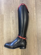 38/MC/XL - DeNiro Red Laminito Rondine Boots - In Stock