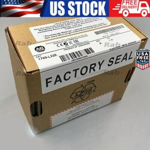 AB 1769-L32E CompactLogix 750KB Enet Controller SPS 1769L32E USA Free Tax