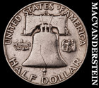 1952-D Silver Franklin Half Dollar - Scarce  Better Date  No Reserve  #M621 — photo 2