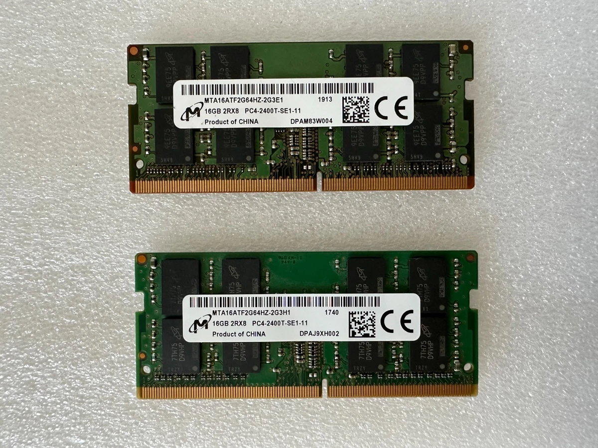 Micron PC4-19200 (DDR4-2400) Bus Speed Computer RAM 16 GB Capacity