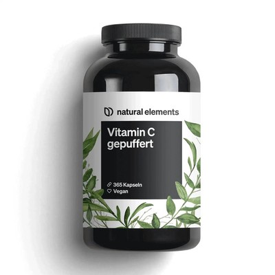 Vitamin C Gepuffert Kapseln - 365  Kapseln_für 12 Monate